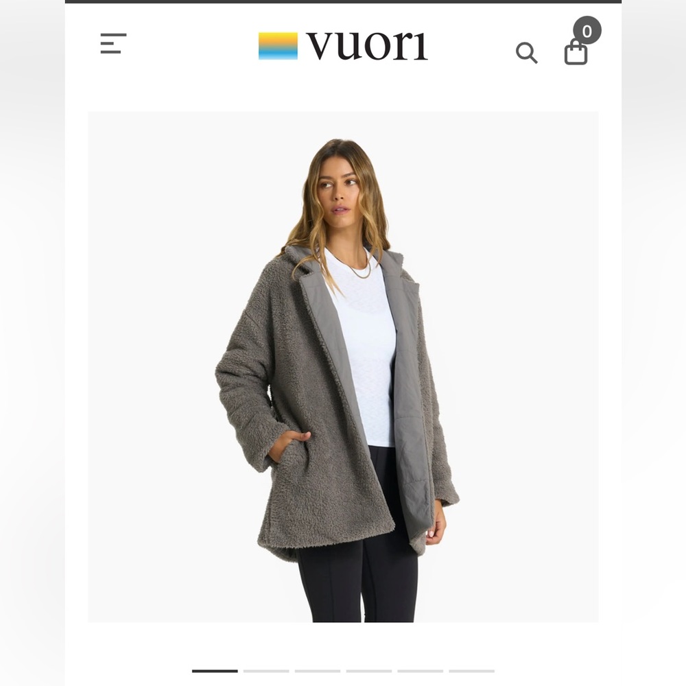 Brand new vuori Cozy Sherpa blazer
